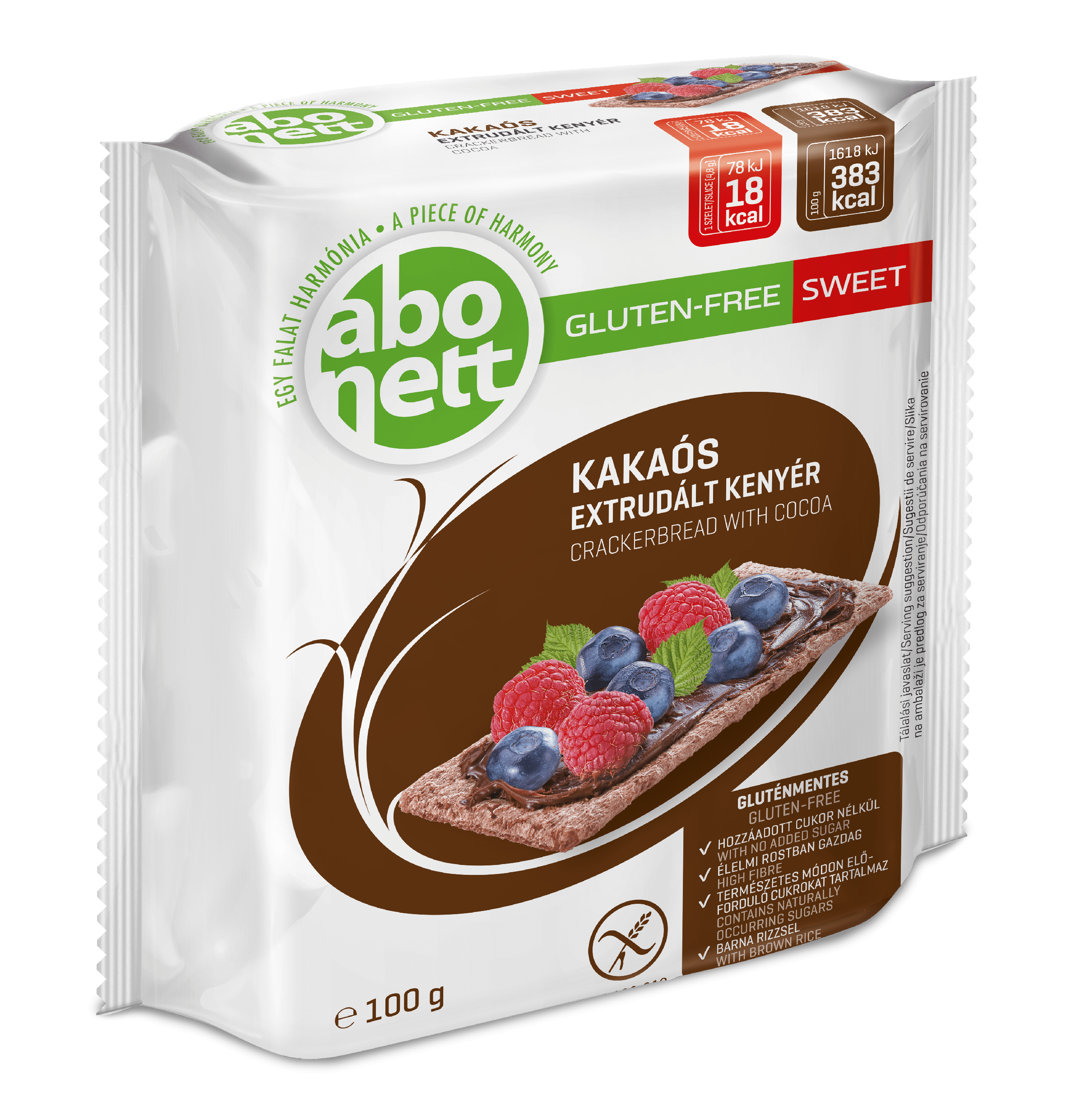 Crackerbread with cocoa