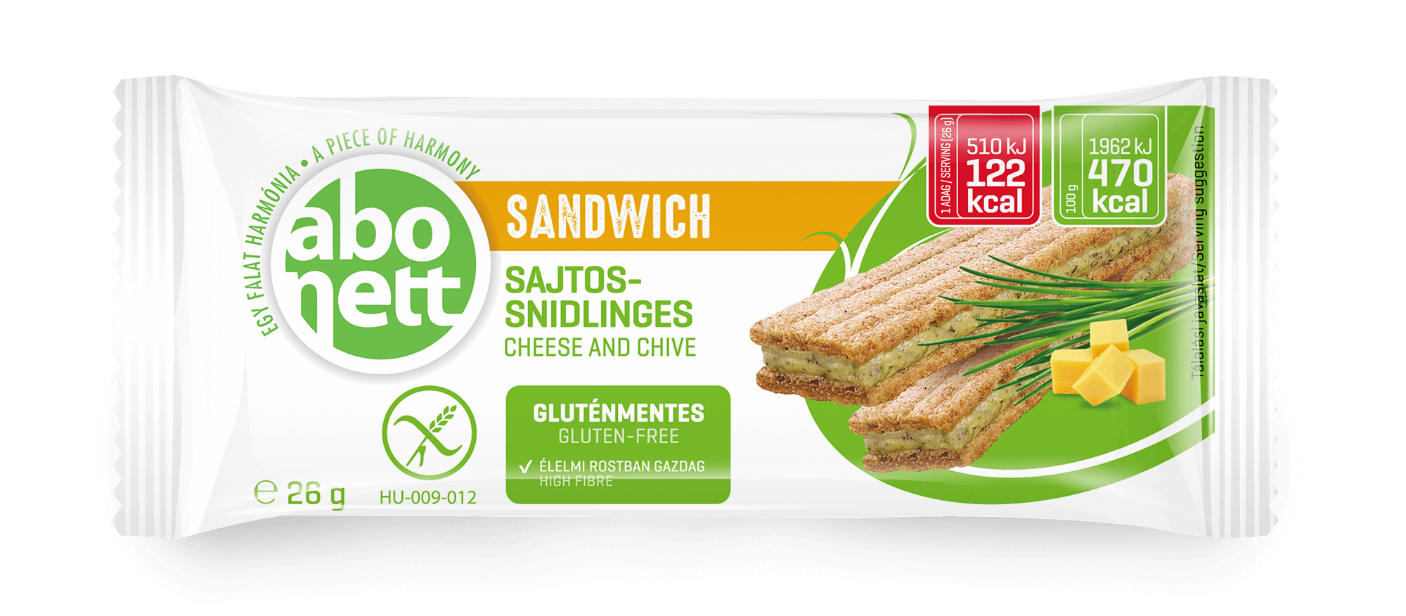 Sajtos-snidlinges szendvics